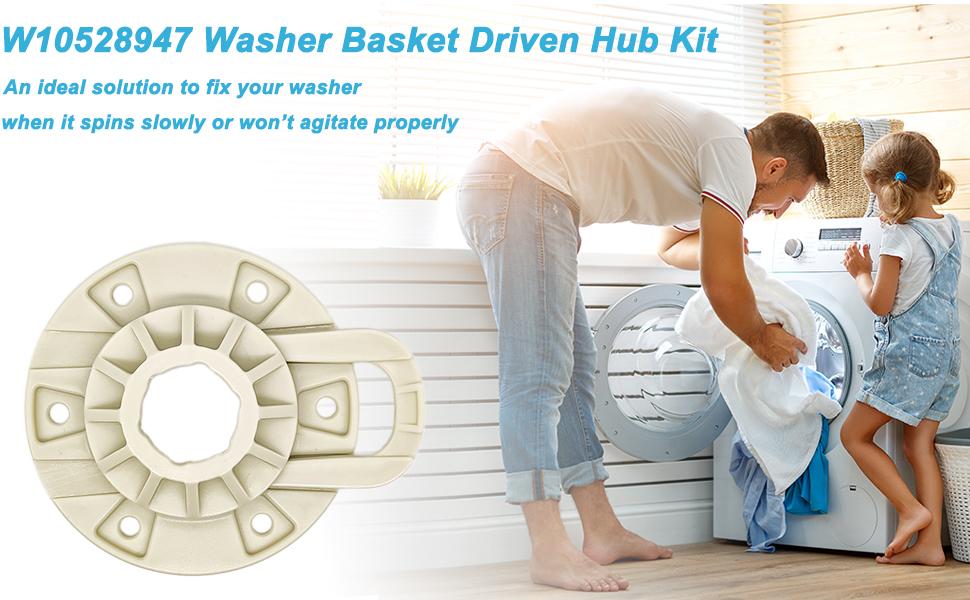 W10528947 Washer Basket Driven Hub Kit for Whirlpool Kenmore Maytag