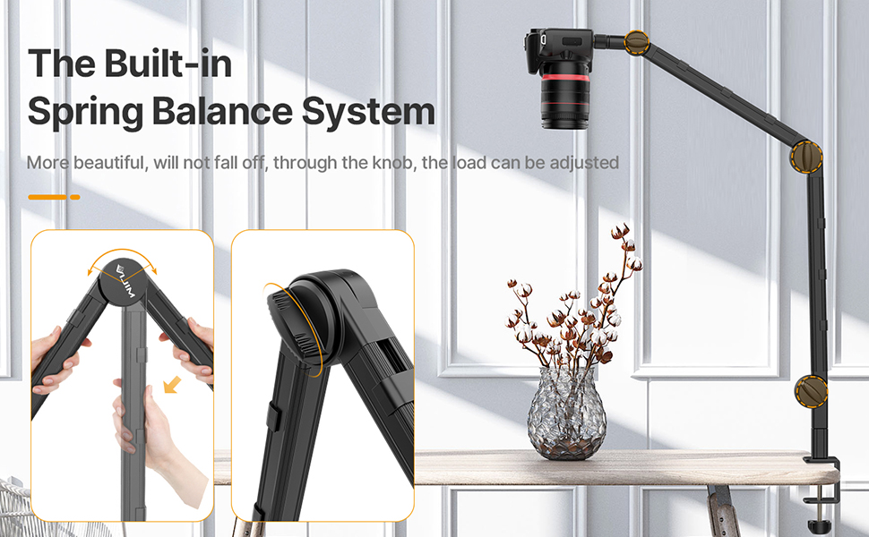 VIJIM LS25 Camera Desk Mount, Flexible Overhead cam
