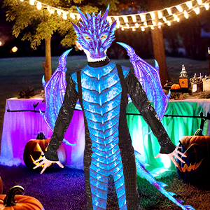 Dragon Costume Kids Dinosaur Wings Tail Mask Set