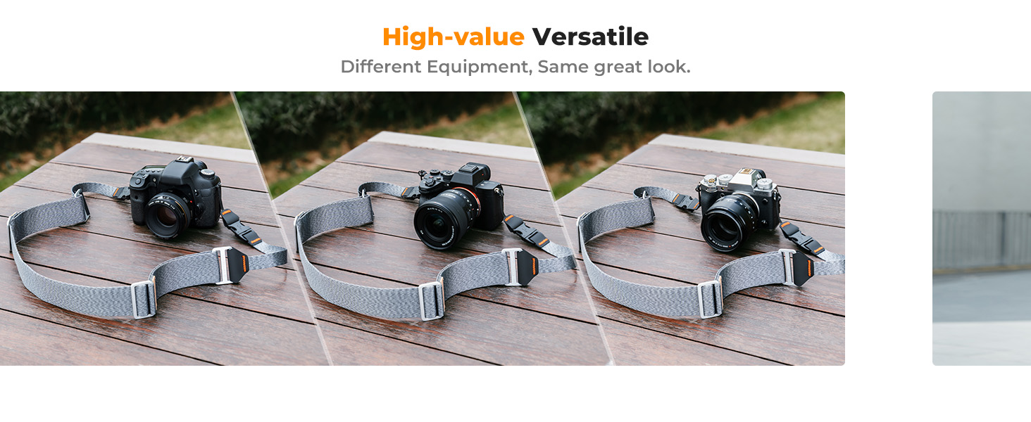 Camera, mobile phone, telescope shoulder straps