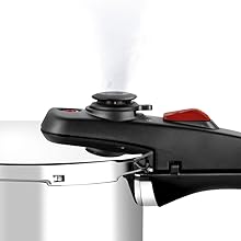 olla a presión, BRA, Allure, super rapida, salida vertical vapor, cocina sana
