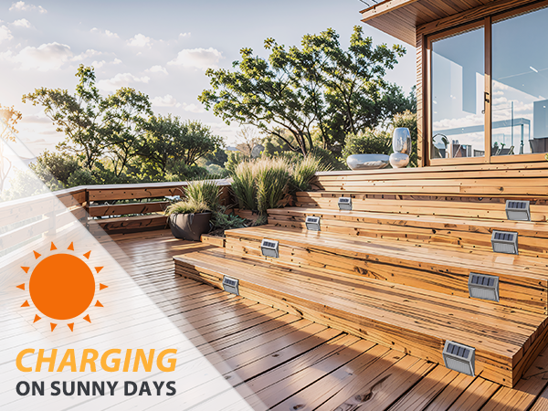 solar deck lights