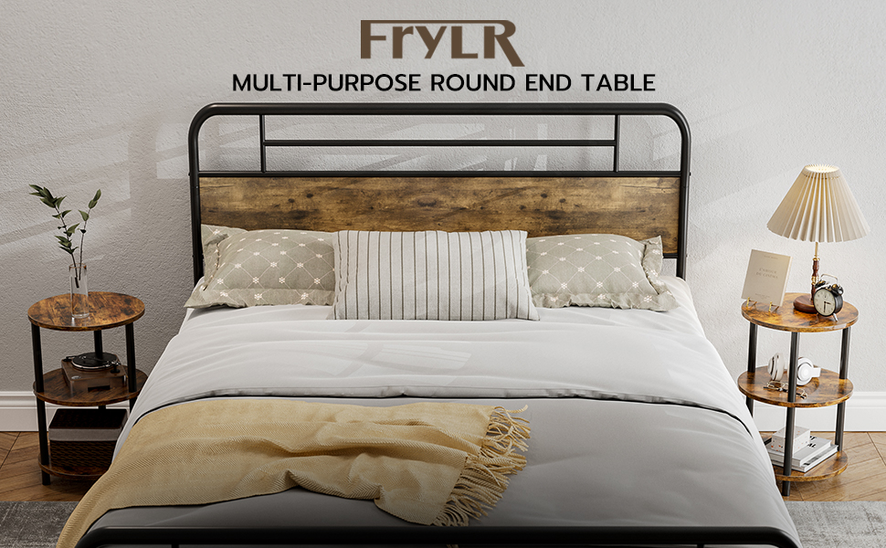 small round side table