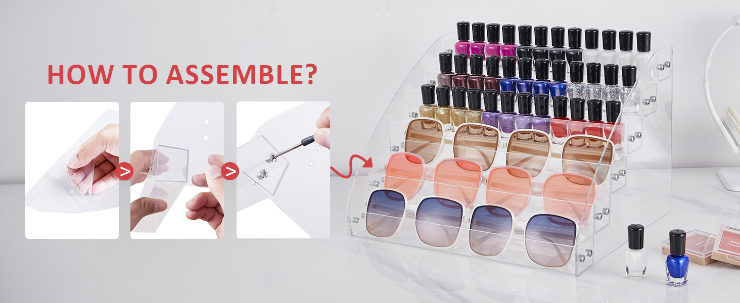 acrylic nail polish holder