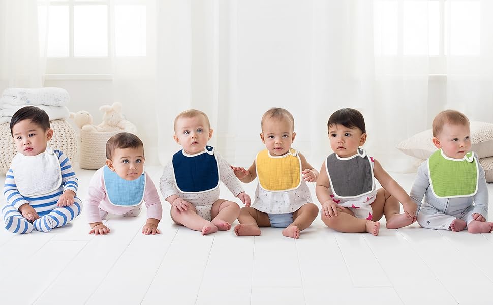 baby bibs colorful