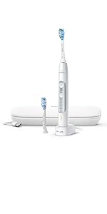 Philips Sonicare Expert Clean 7500 with brush head and travel case