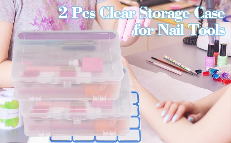 plastic nail box
