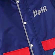 KidsRaincoats Girls Boys Puddle Suit Waterproof All In One Rainsuit Children Hooded Rain Coat