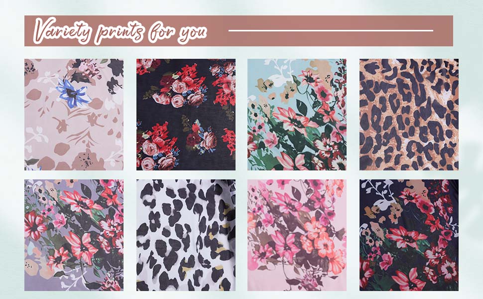 Omoone Women's Beach Cover Up Floral Print Chiffon Summer Swimwear Kimono Cardigan