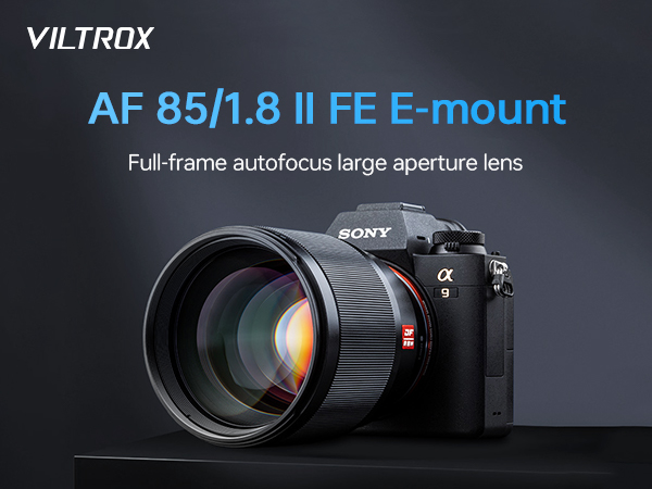 VILTROX 85mm F1.8 II ソニーEマウントレンズ フルフレーム Viltrox AF 85mm F1.8 II Full-Frame Lens for Sony E-Mount