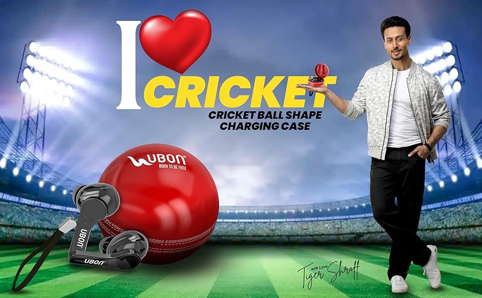 UBON BT210 True Wireless Earbuds with Upto 20 Hours Playtime, Cricket