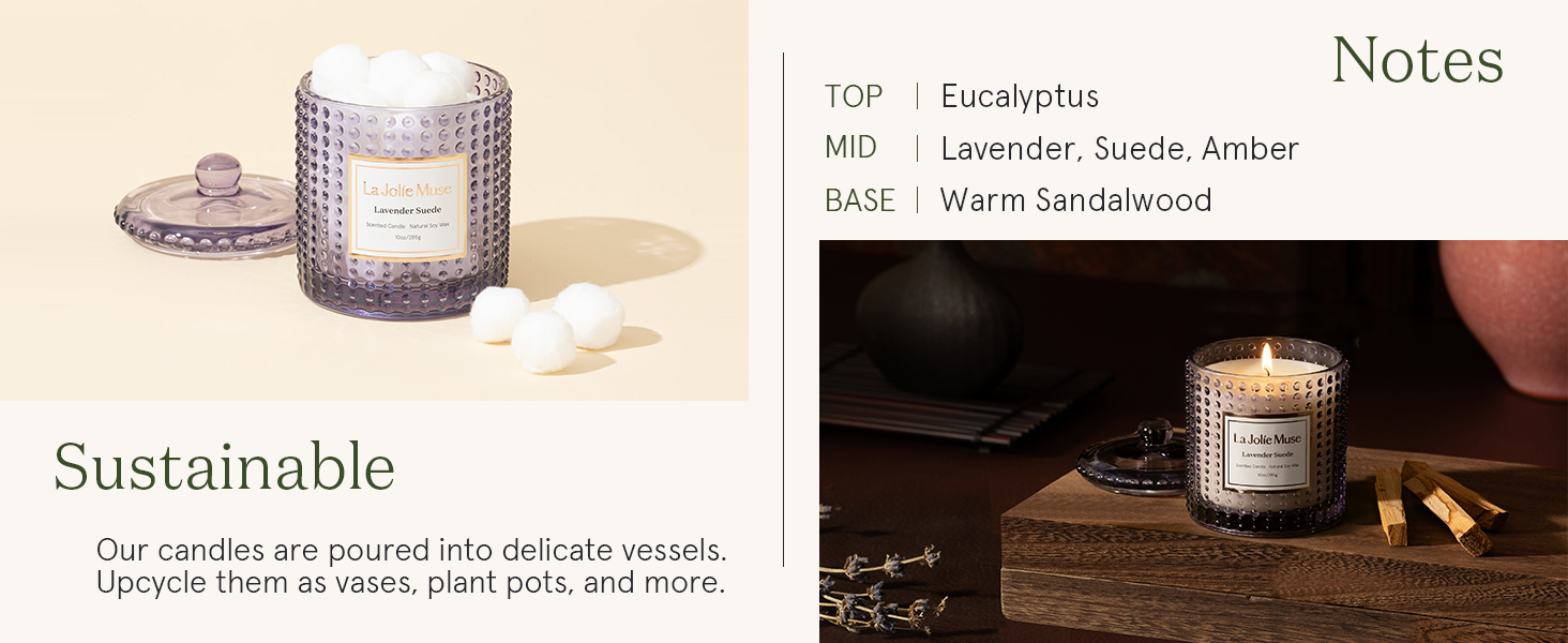 Lavender Suede Candle