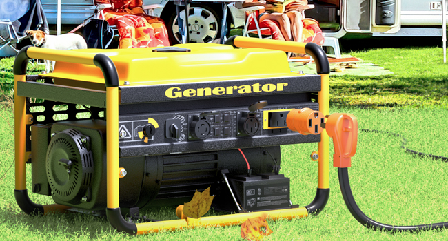 Receptacle for RV/EV Camper Caravan Trailer Generator