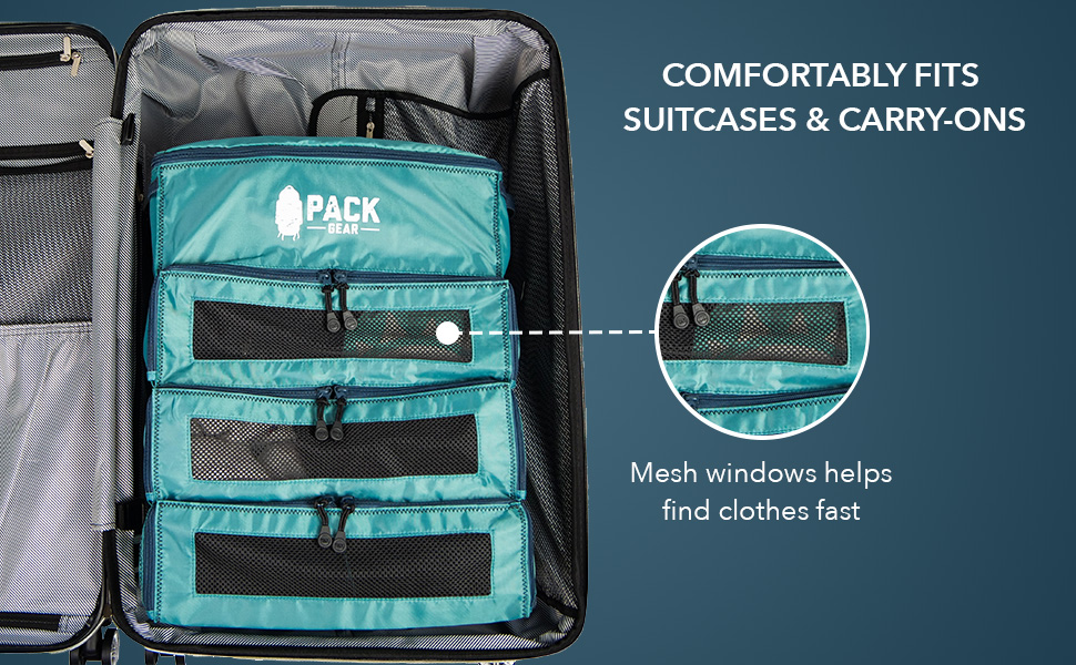 Pack Gear Suitcase Organizer Pack More in your Large or