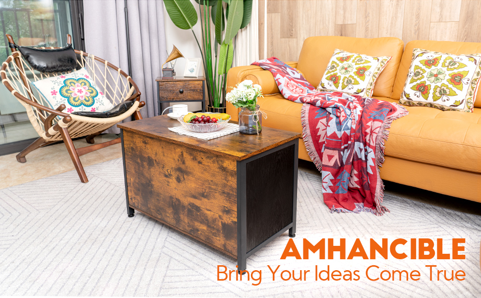 wooden storage chest