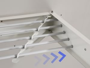 easy to open and close clothes drying rack wall mounted for laundry