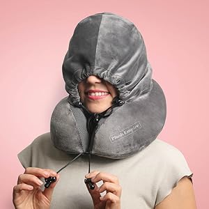 Neck Pillow, Hooded Neck Pillow, Orthopedic Pillow, Plush Neck Pillow, Plush, Travel Pillow