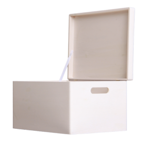 wood box with lid
