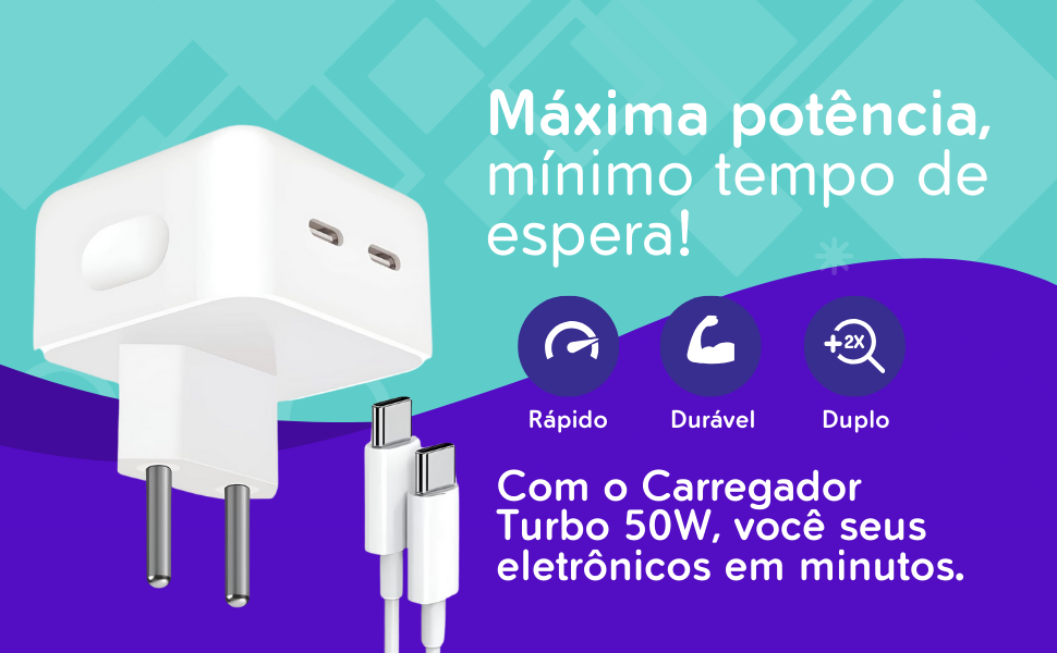 Máxima potência, mínimo tempo de espera!