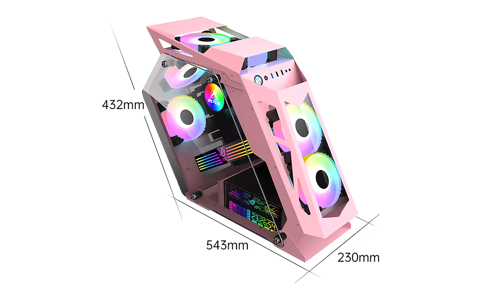 R360 Latte V2 ピンク Micro ATX PCケース 自作 R360 Latte V2 ピンク Micro ATX PCケース 自作 R360 Latte V2