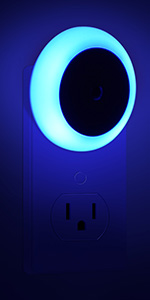 blue night light plug in