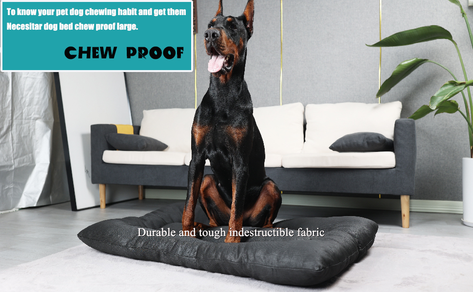 Dog Crate Bed for Medium Dogs Washable,Indestructible Dog