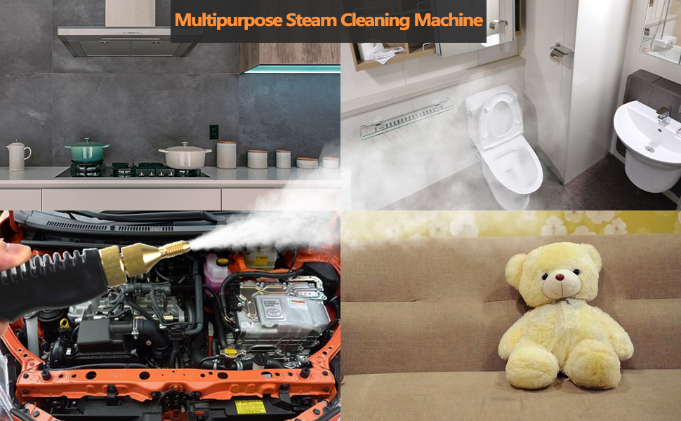 Steam Cleaner, 2500W Handheld High Pressure Steam Cleaner