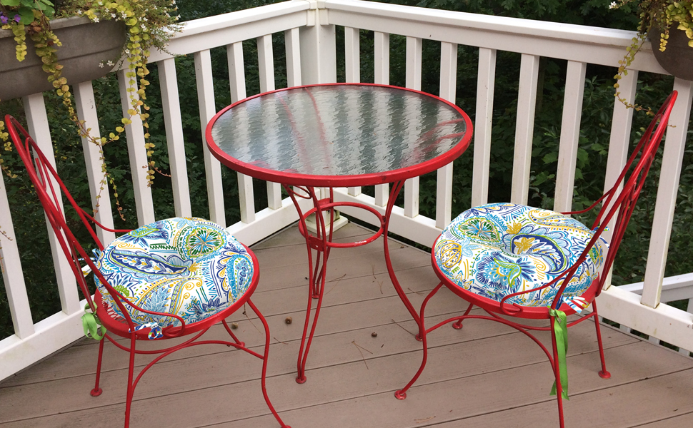 outdoor wicker seat cushions