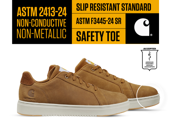 Amazon.com: Carhartt Men's Detroit Nano Toe Leather Work Sneaker