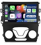 EWLSAC Android 13.0 Double Din Car Stereo Radio Player for Ford Fusion 2013-2016 9 Inch HD Touch ...