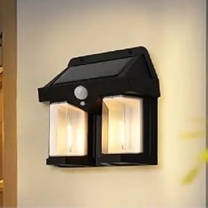solar light sensor outdoor waterproof yards porches gardens yards barns garages wall fences