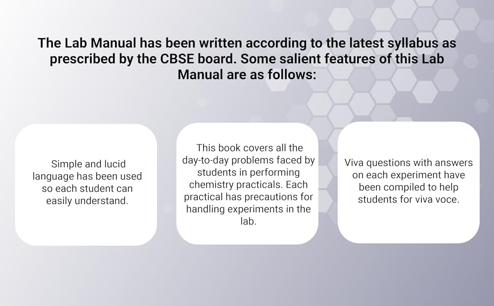Lab Manual Chemistry (HB) With Worksheet For Class 12 CBSE Based