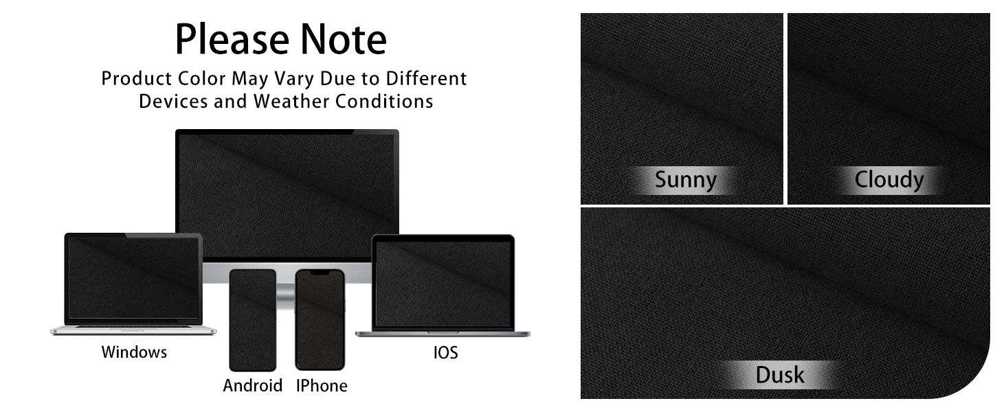 Display Color Variations