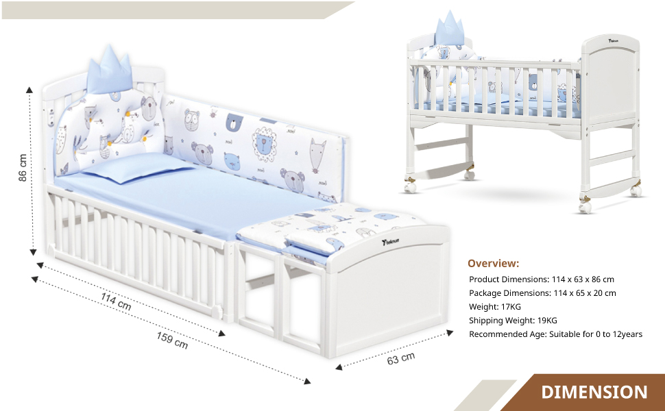 Teknum 7in1 Convertible Bed