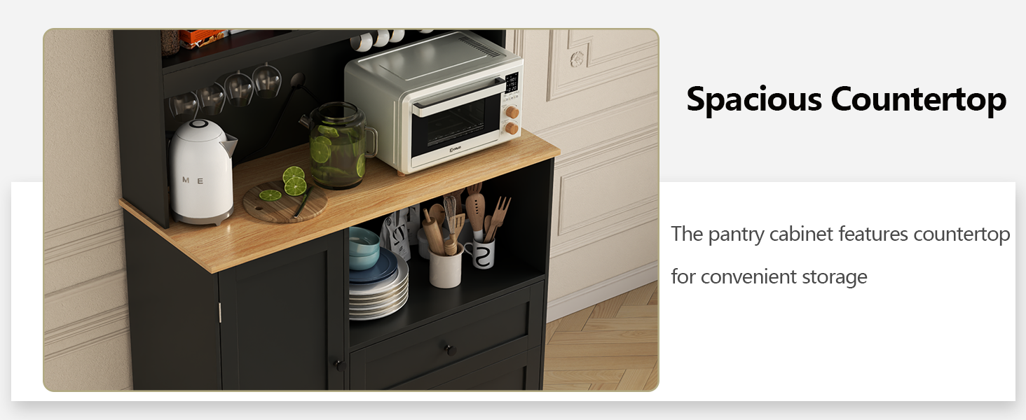 Kitchen Pantry Storage Cabinet