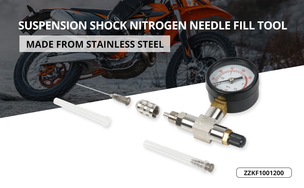 NICECNC Shock Nitrogen Needle Fill Tool Replace YZX,RZR's, Arctic Cat