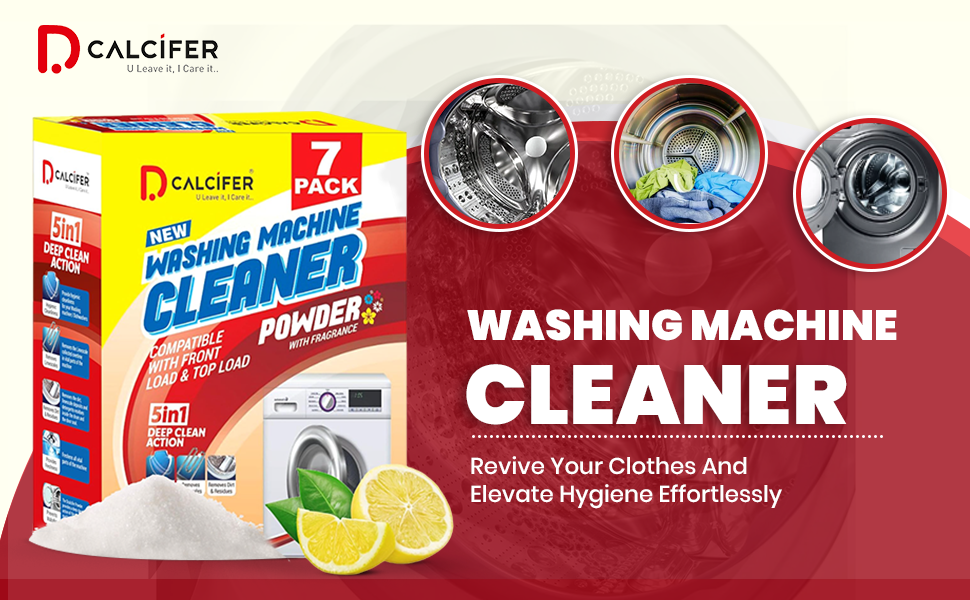 Dcalcifer Washing Machine Cleaner Descaler Powder Descaling Appliance