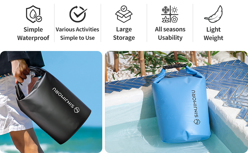Sinjimoru Waterproof Dry Bag