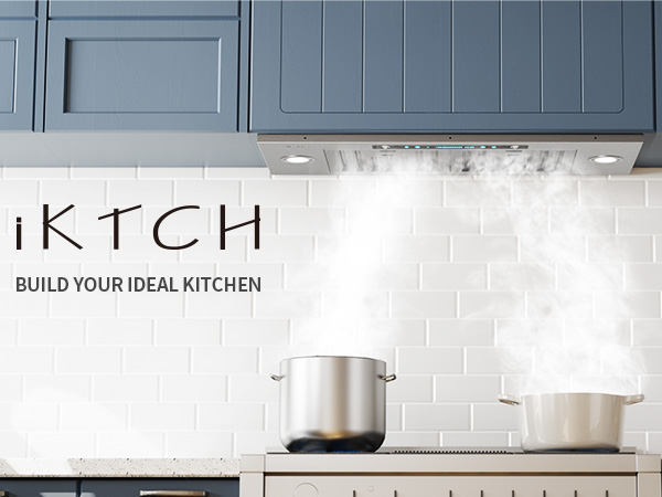 Amazon.com: IKTCH 27.75 inch Insert Range Hood, 900 CFM