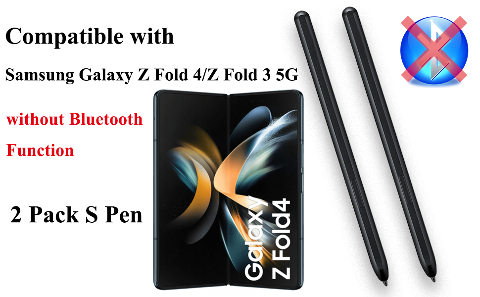2 Pack Galaxy Z Fold 4 Stylus Pen Fold Edition Z Fold 4 S Pen