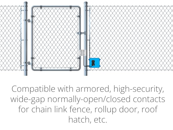 YS7707 CONTACT SENSOR AND CHAIN LINK FENCE IMAGE