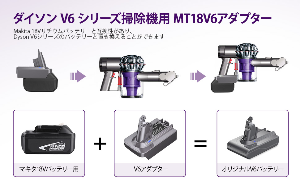 ダイソン v7slim マキタ18V仕様　美品 ダイソン v7slim マキタ18V仕様 美品 ※送料無料 ダイソン v7slim