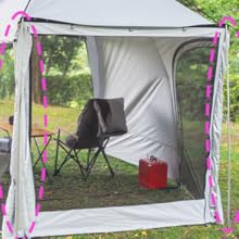 新品未使用 AXZES カーサイドシェルター AXS-CS01 車 キャンプ Amazon | AXZES(アグゼス) カーサイドシェルター 車に連結