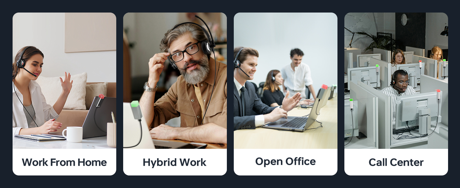 wired headset for work
