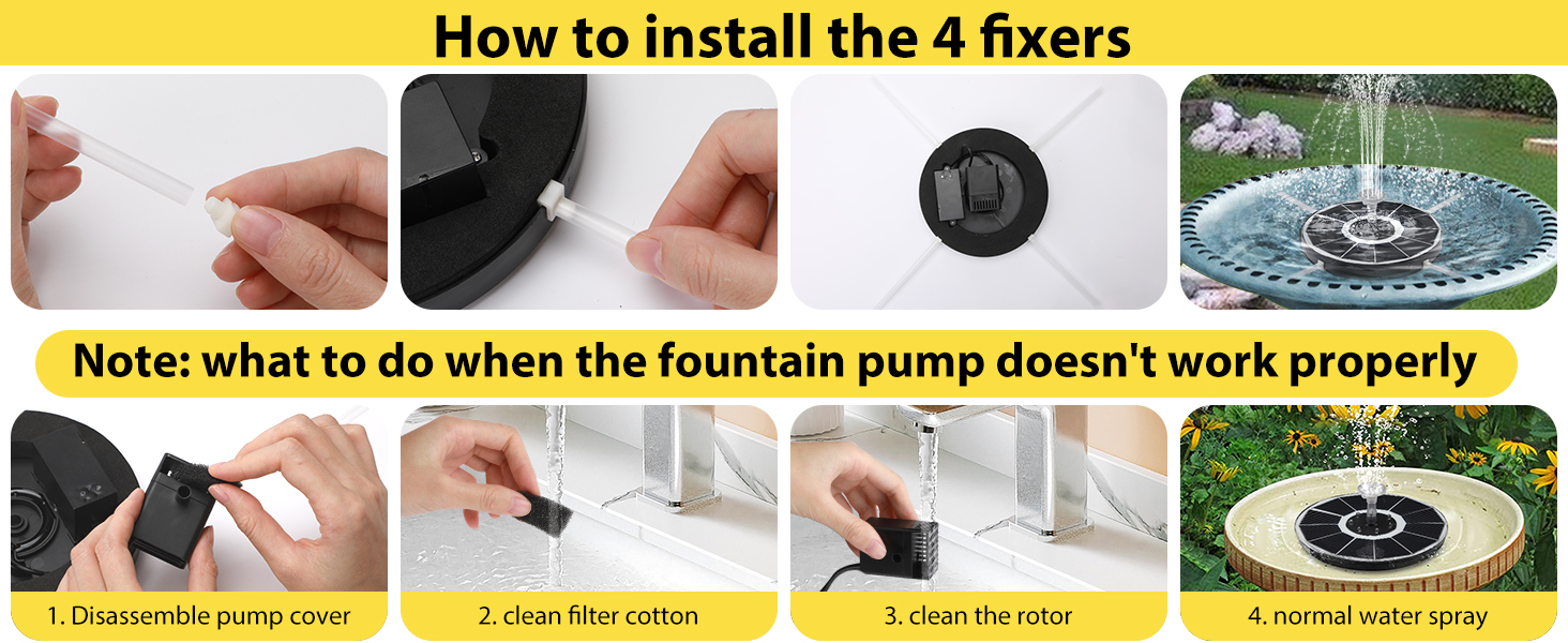 LED Solar Fountain Pump