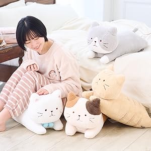 Amazon.co.jp: 抱きぐるみ 猫 特大 可愛い ギフト 猫好き 猫雑貨