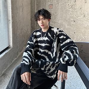 【美品】韓国 パーリーゲイツ ゼブラ柄 ハイネック セーター サイズ0 黒 防寒 美品】韓国 パーリーゲイツ ゼブラ柄 ハイネック セーター