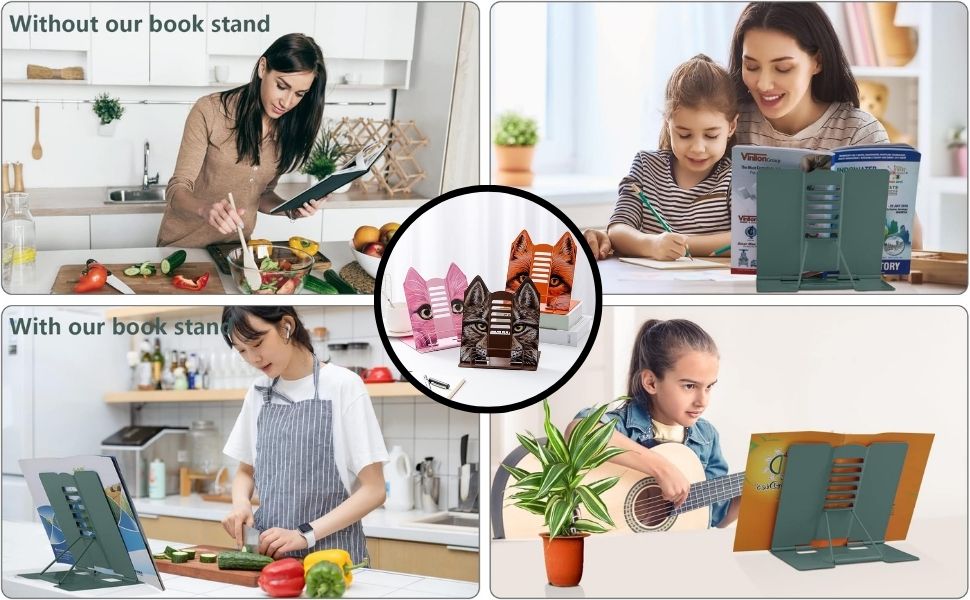 Textbooks Cookbook Documents Holder