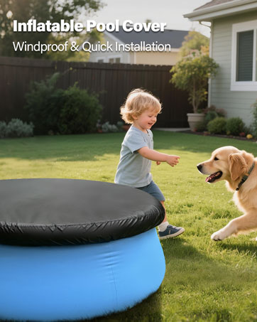 inflatable pool cover