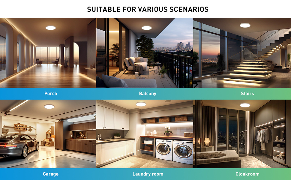 led ceiling light with motion sensor